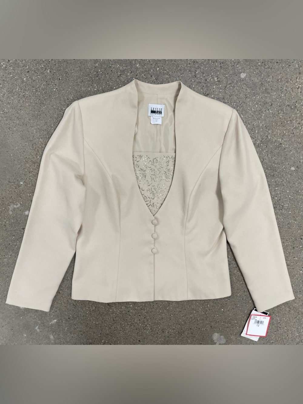 NWT Vintage Leslie Fay 2PC Blazer size 12 made in USA